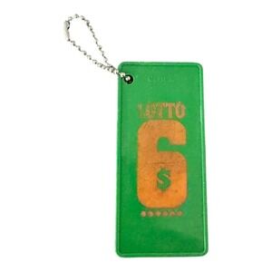 Lucky Lotto Pick 6 Six Lottery Keychain 6/49Made in USA Plastic Shake Mini Balls